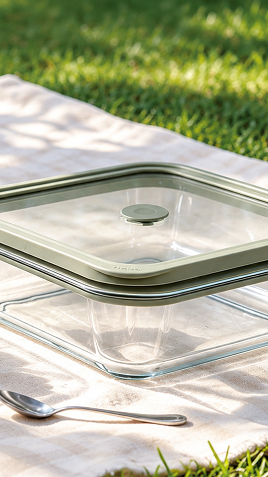 Silicone Glass Lids