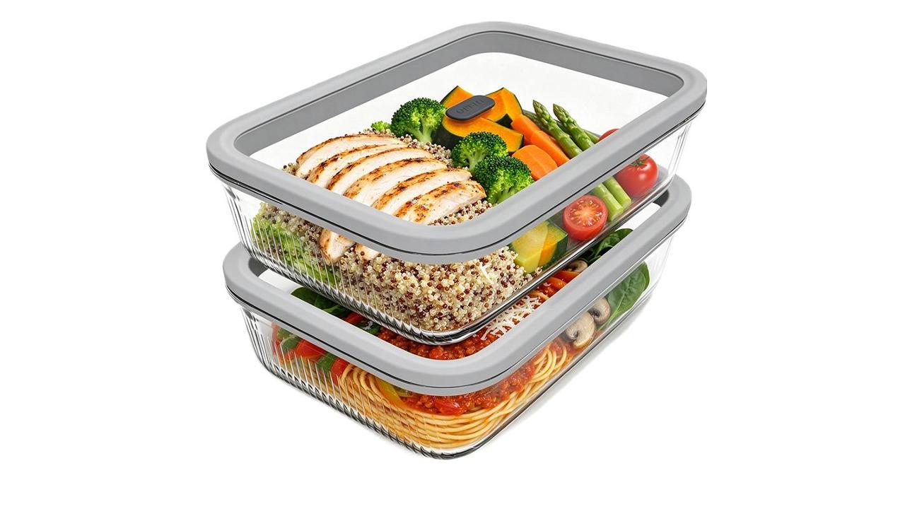 Fengyang Jiasong 2-piece-large-rectangular-silicone-glass-food-storage-set