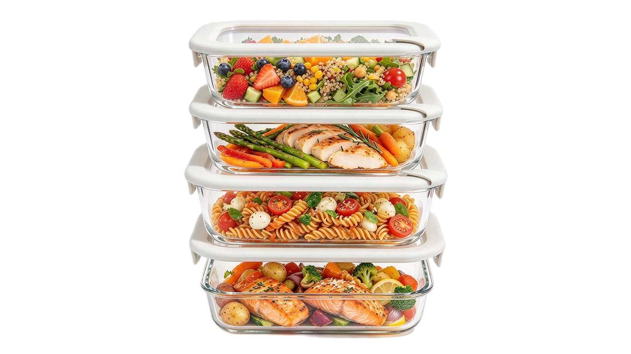Fengyang Jiasong 4-piece-paired-rectangular-silicone-glass-food-storage-set