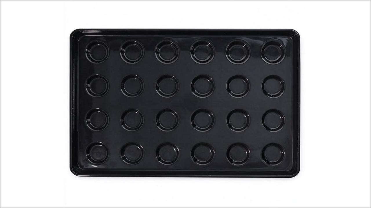 Fengyang Jiasong 24-cavity-arc-silicone-hamburger-bun-tray