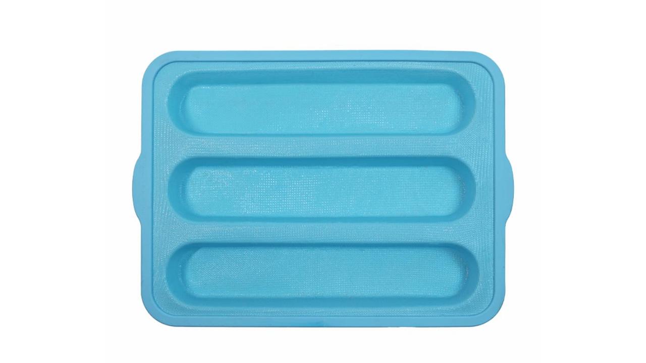 Fengyang Jiasong 3-cavity-silicone-baguette-bread-mold