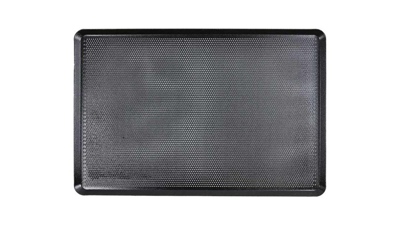 Fengyang Jiasong black-rectangular-rounded-corner-silicone-hollow-angled-edge-baking-tray