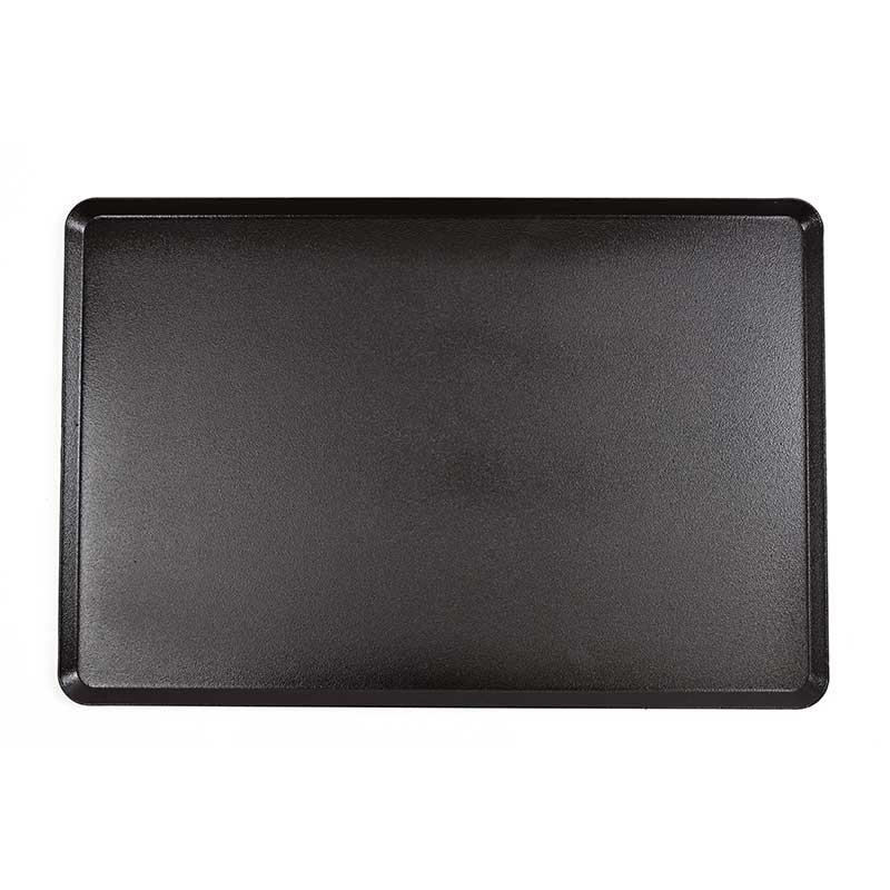 Brown Rectangular Rounded-Corner Silicone Angled Edge Baking Tray